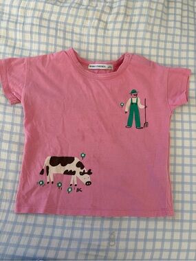 Bobo Choses Pink Kids' Farm Graphic Tee
